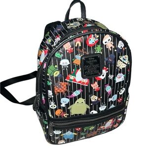 Nightmare Before Christmas Disney Parks Loungefly  Mini Backpack Rare‎
